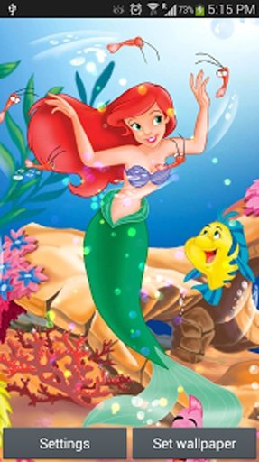 Disney Mermaid Princess LWP截图1