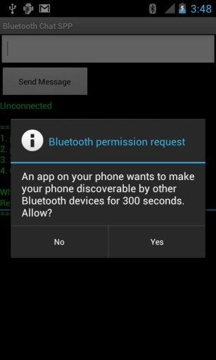 Bluetooth Chat SPP截图2