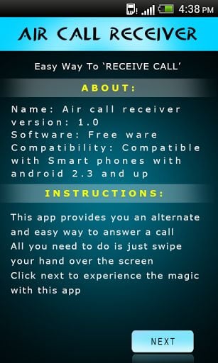 Air Call Receiver App截图6