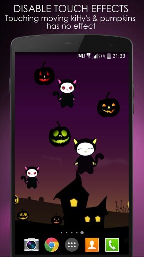 Lily Kitty Halloween Live WP截图5