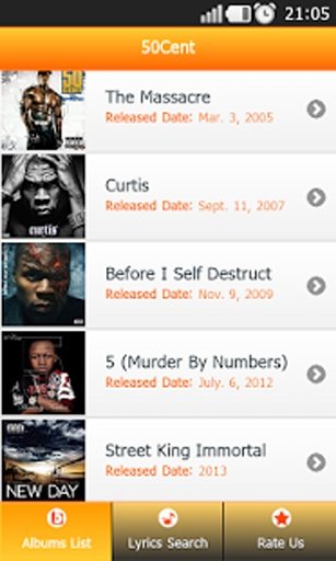 50 Cent Lyrics截图3
