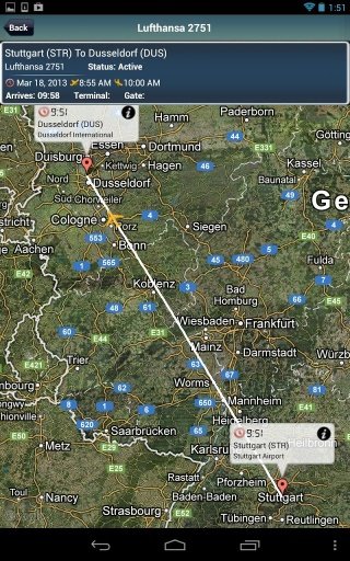 Dusseldorf Airport+FlightTrack截图3