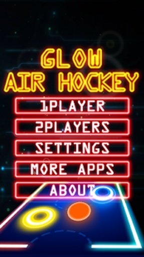 Glow Air Hockey Deluxe截图1