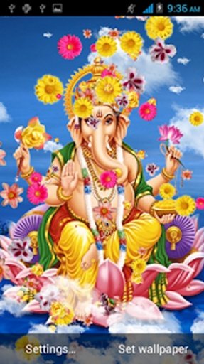 Ganesh Live Wallpaper 2014截图9