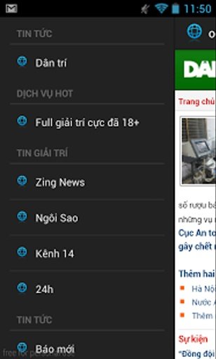 Đọc tin tức D&acirc;n Tr&iacute;截图2