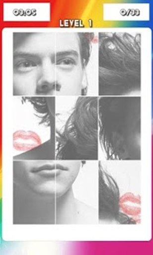 Harry Styles Puzzle Game HD截图5