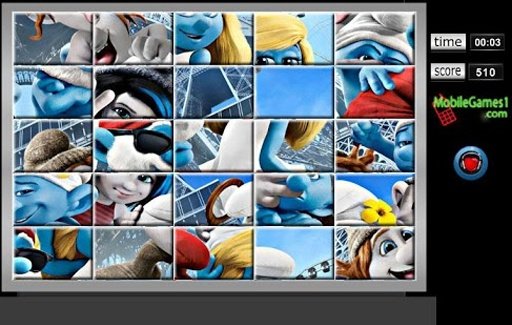 Smurfs Swap Puzzle Game截图5