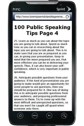 100 Public Speaking Tips截图3