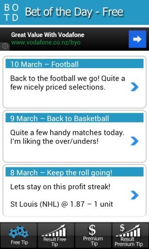 Sports Bet of the Day截图3
