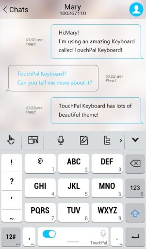 Simple iOS TouchPal Keyboard截图1