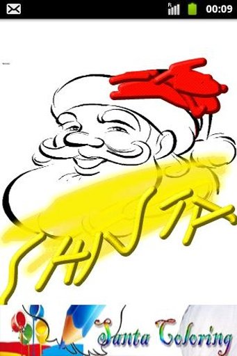 Santa Coloring (Kids Paint)截图3