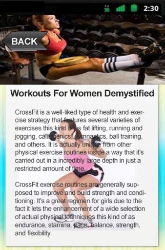 Workouts For Women Demystified截图8