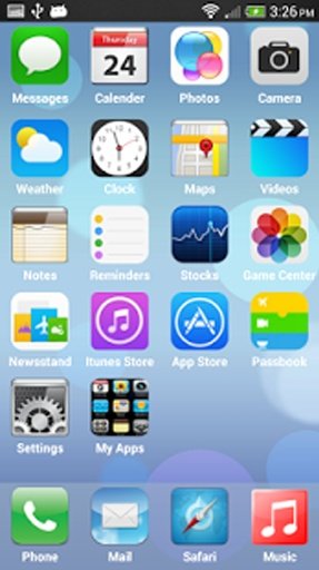 iOS 7 Launcher - Transparent截图3