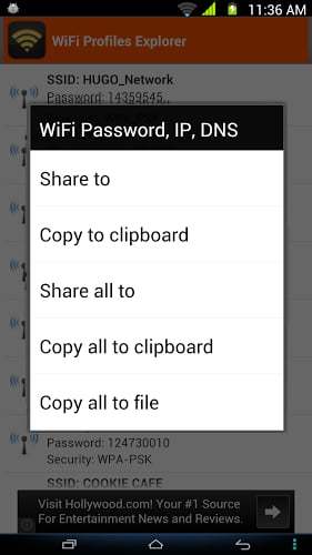 Display WiFi IP and Password截图3