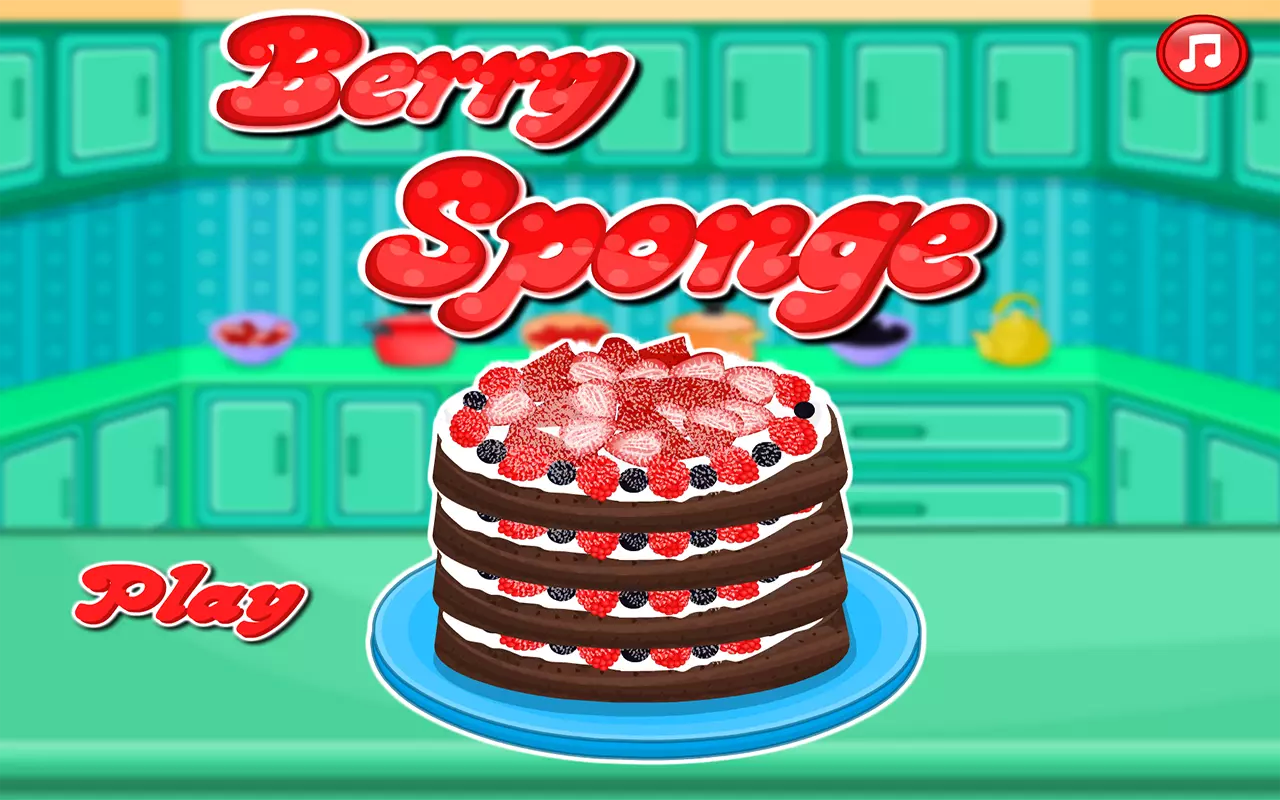 Berry Sponge Cooking Games截图10