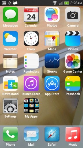 iOS 7 Launcher - Transparent截图2