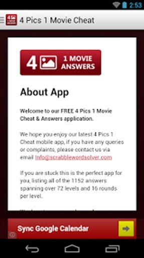 4 Pics 1 Movie Answers &amp; Cheat截图4