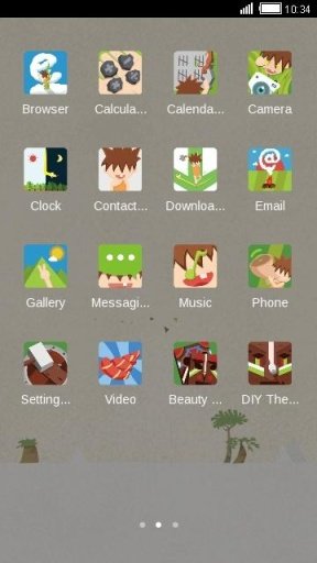 Primitive C Launcher Theme截图2