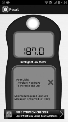 Intelligent Lux Meter截图1