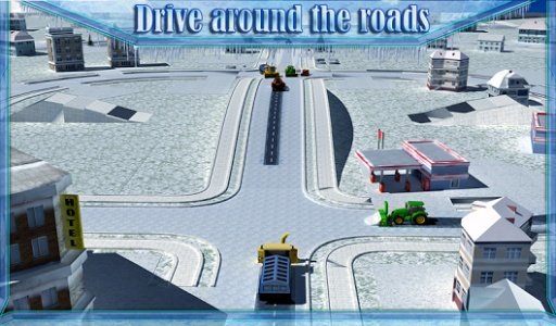 Snow Blower Truck Simulator 3D截图11