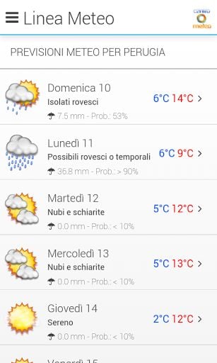 Linea Meteo Live截图3