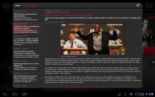 UFC Budweiser -Tablet截图1