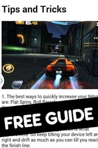 Asphalt 8 Airborne Guide Tips截图6