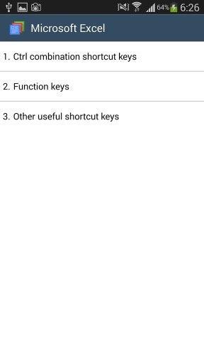 Microsoft office Shortcuts截图1
