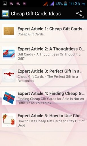 Cheap Gift Cards Ideas截图6