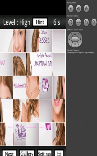 Violetta Game Puzzel_Fans App截图2