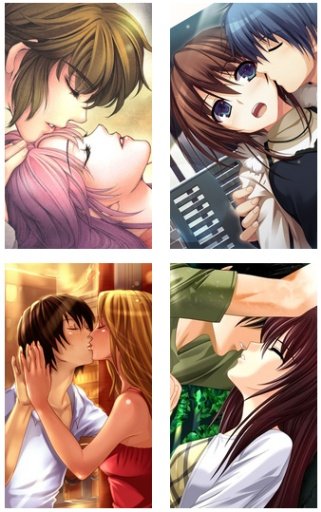 Anime Kiss Wallpaper截图1