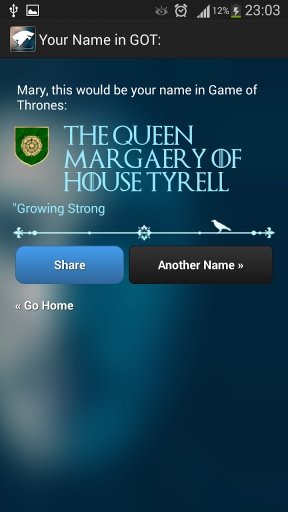 Your Name in Game of Thrones截图2