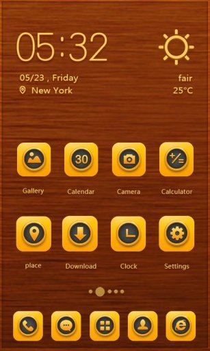 Small Yellow Icons &amp; Theme截图4