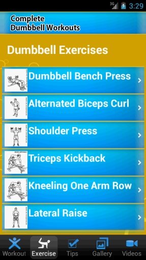 Dumbbell Workouts截图8