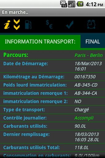 Gestionnaire de Camion截图5