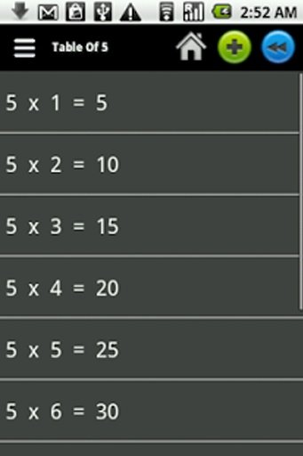 Math Tables截图1