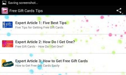 Free Gift Cards Tips截图3