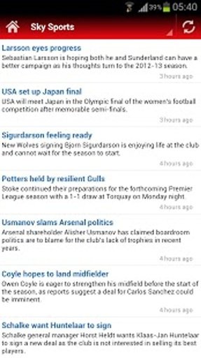 Football Transfer News 2012截图4