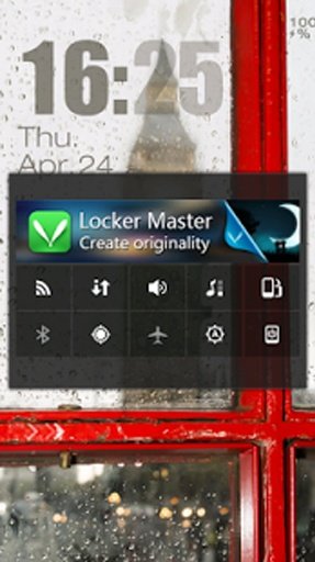 Rain Dim Live Locker Theme截图3