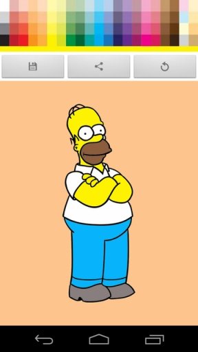 Paint Simpsons Free截图1