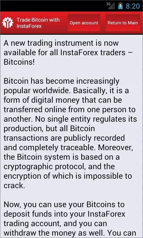 InstaForex Bitcoin截图7