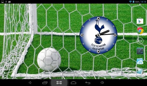 Tottenham Hotspur Clock Widget截图1