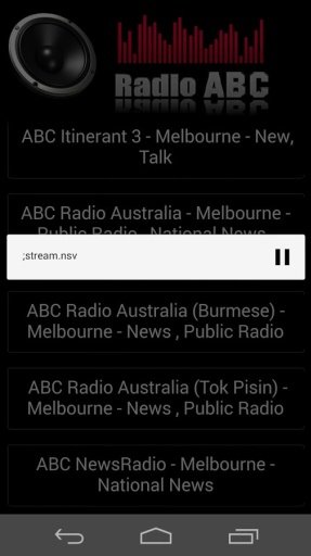 Radio ABC Australia.截图2