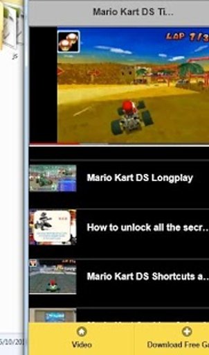 Mario Kart DS Tip Trick Cheats截图5