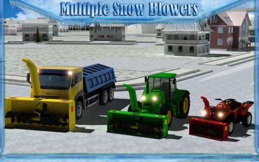 Snow Blower Truck Simulator 3D截图5