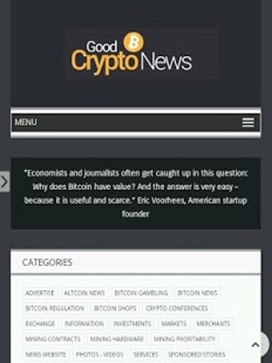 GOOD CRYPTO NEWS截图4