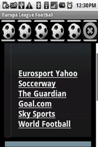 Europa League News 2013截图1