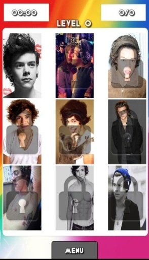 Harry Styles Puzzle Game HD截图3