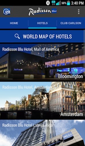 Radisson Blu One Touch截图4