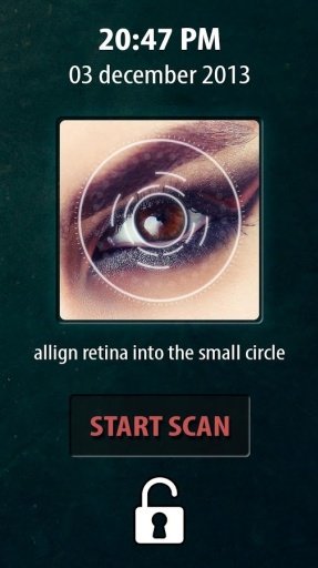 Eye Retina Lock Screen PRO截图3